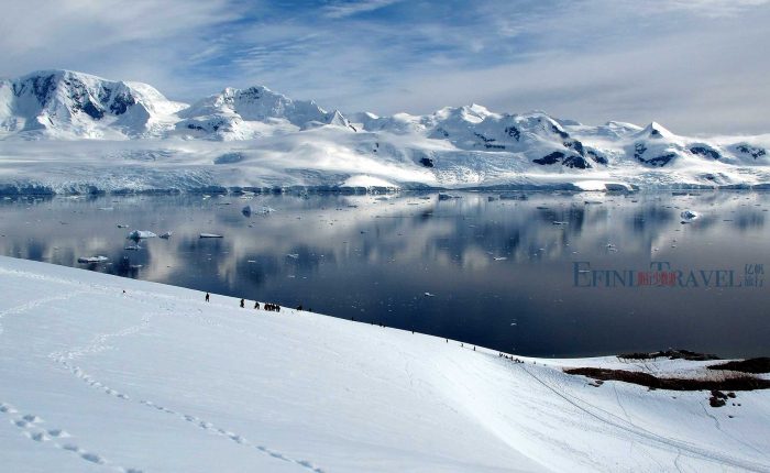南极雪地徒步