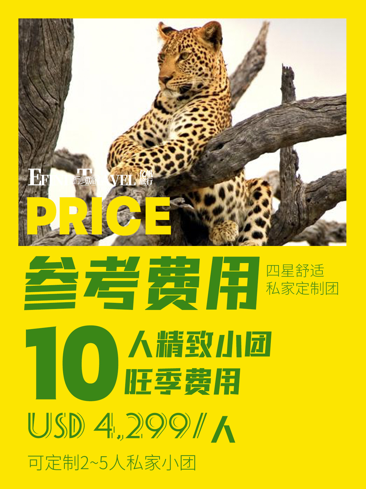纳米比亚+博茨瓦纳+赞比亚+津巴布韦四国14日游行程费用