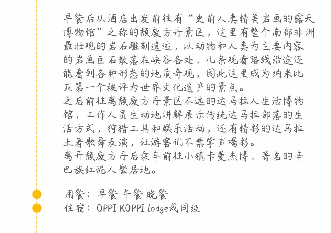 纳米比亚十日游行程